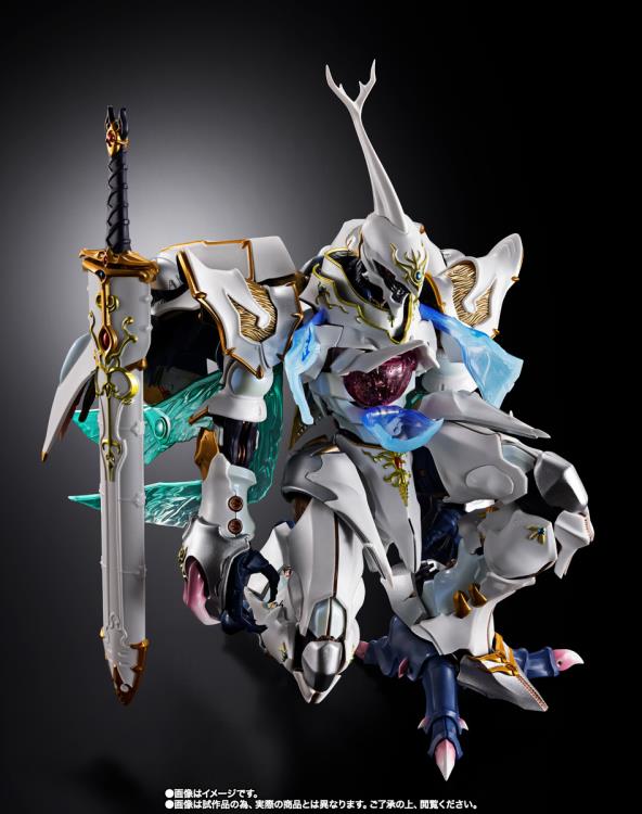 Aura Battler Dunbine Metal Build Dragon Scale Sirbine (White