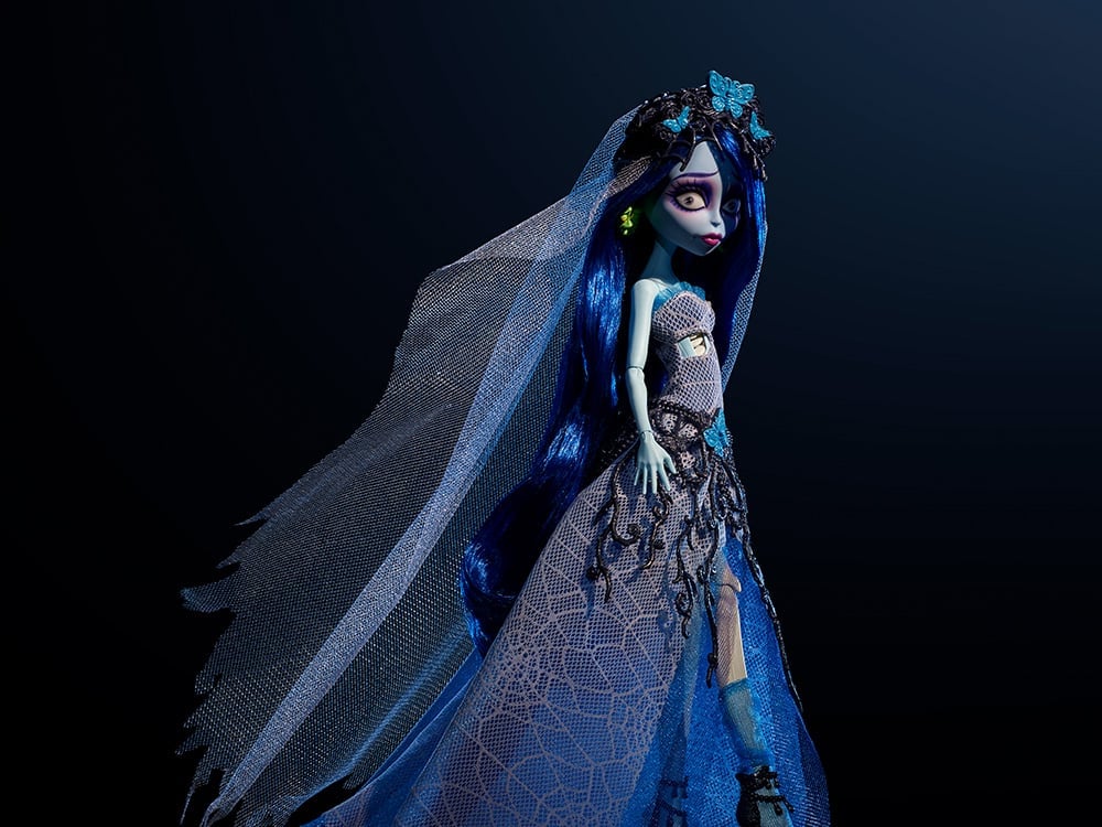 Monster High x Corpse Bride Skullector Emily Doll Gallery Image 1