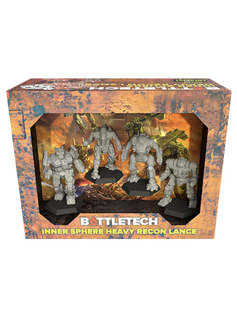BattleTech Inner Sphere Heavy Recon Lance Mercenaries ForcePack Gallery Image 2