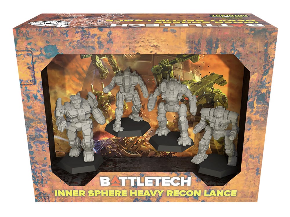BattleTech Inner Sphere Heavy Recon Lance Mercenaries ForcePack Gallery Image 1