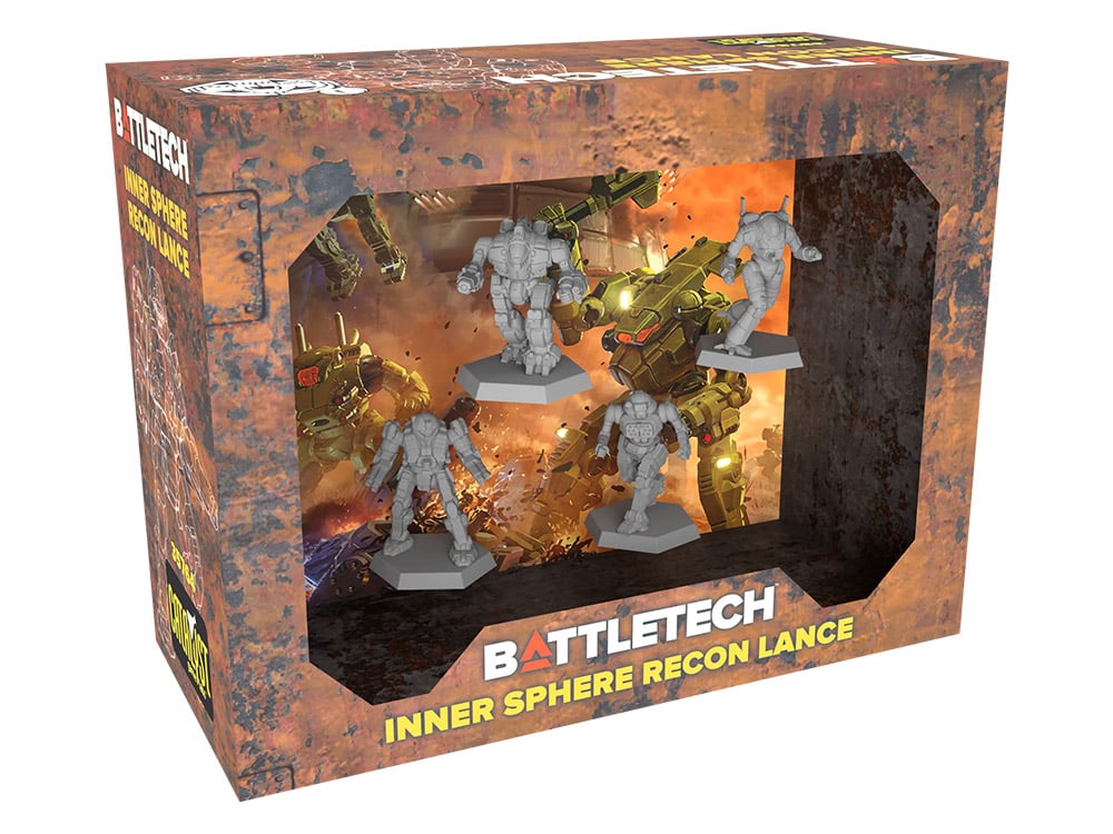 BattleTech Inner Sphere Recon Lance Mercenaries ForcePack Gallery Image 1
