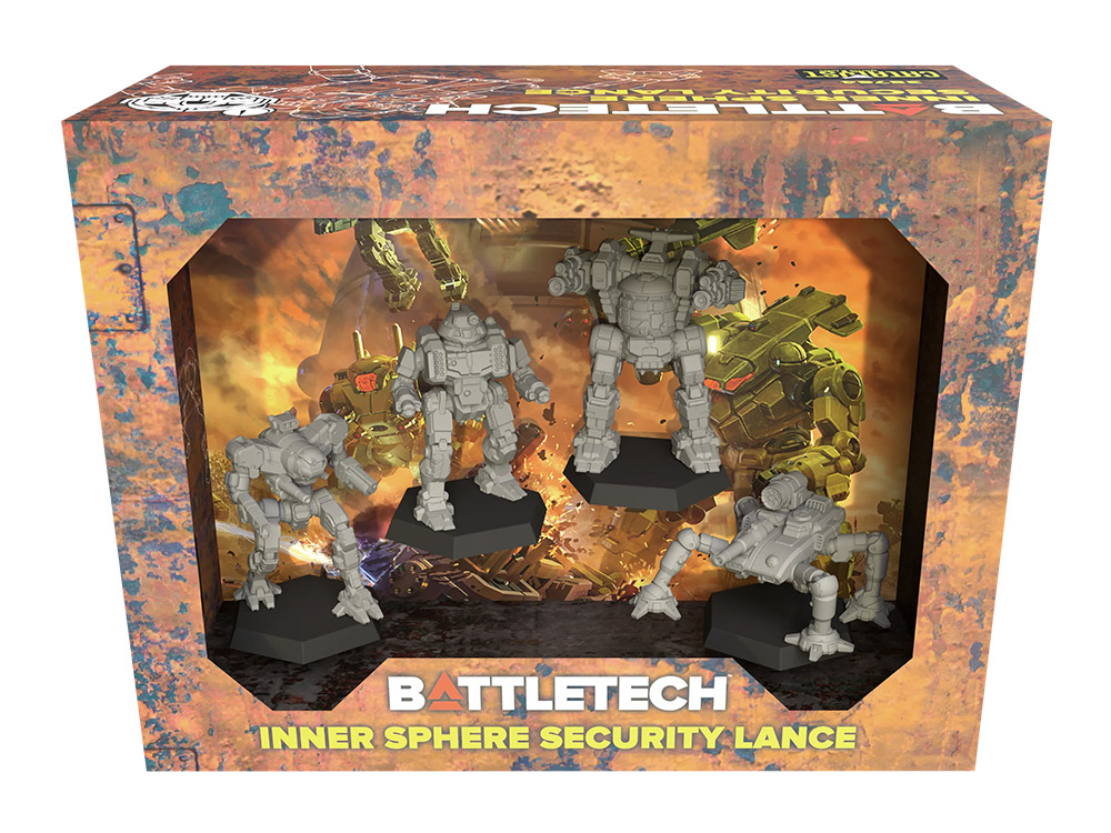 BattleTech Inner Sphere Security Lance Mercenaries ForcePack Gallery Image 1