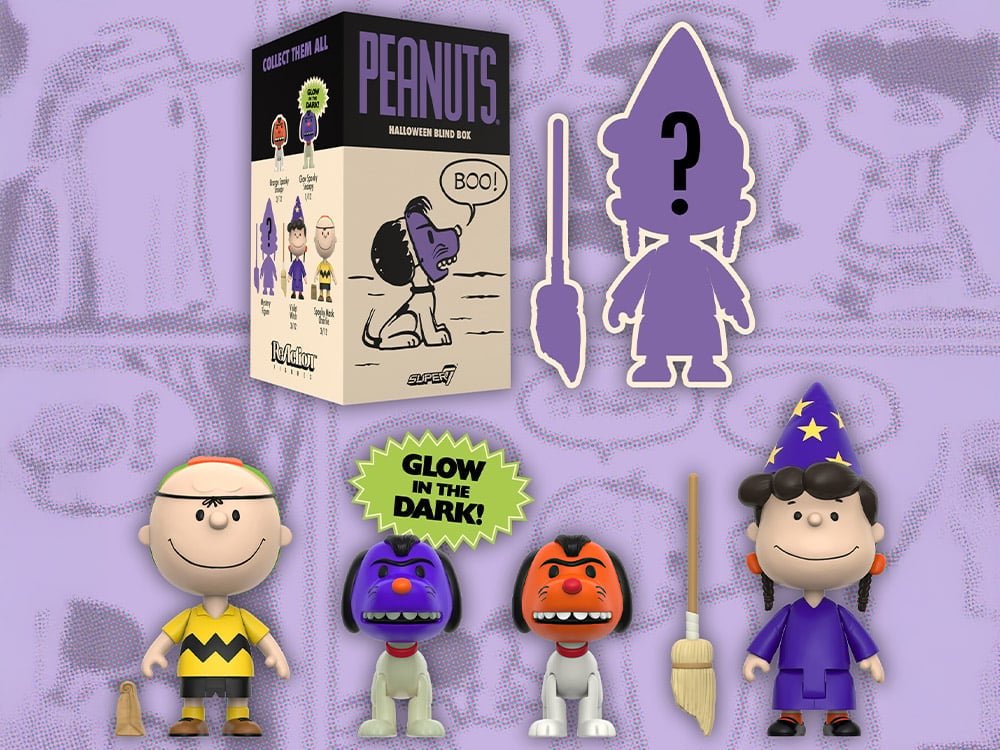 Peanuts ReAction Wave 07 Halloween Box of 12 Figures