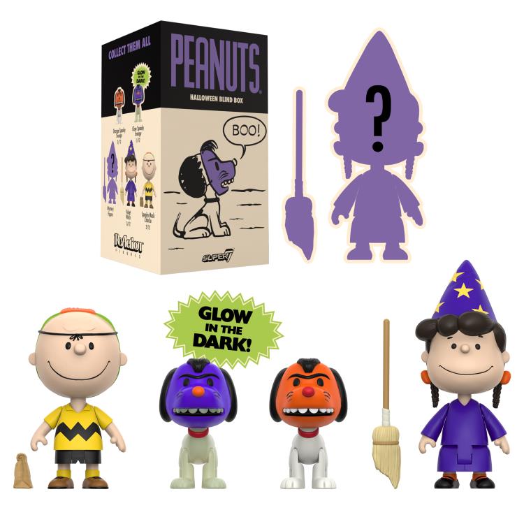 Peanuts ReAction Wave 07 Halloween Box of 12 Figures