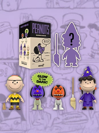 Peanuts ReAction Wave 07 Halloween Box of 12 Figures