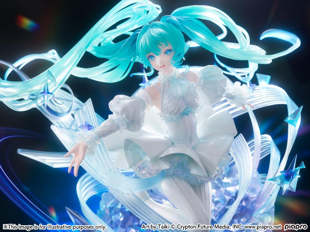 Vocaloid Hatsune Miku (Crystal Dress Ver.) 1/7 Scale Shibuya Scramble Figure Gallery Image 13