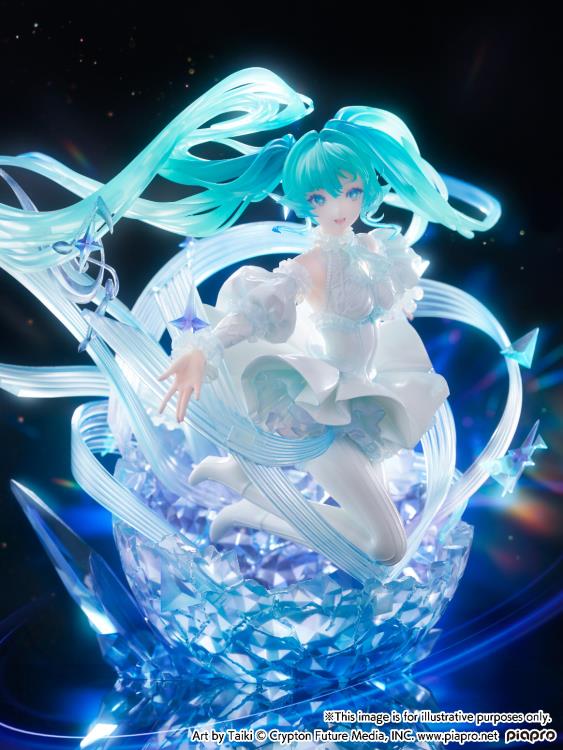 Vocaloid Hatsune Miku (Crystal Dress Ver.) 1/7 Scale Shibuya Scramble Figure Gallery Image 12