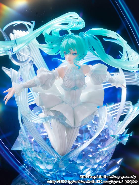 Vocaloid Hatsune Miku (Crystal Dress Ver.) 1/7 Scale Shibuya Scramble Figure Gallery Image 11
