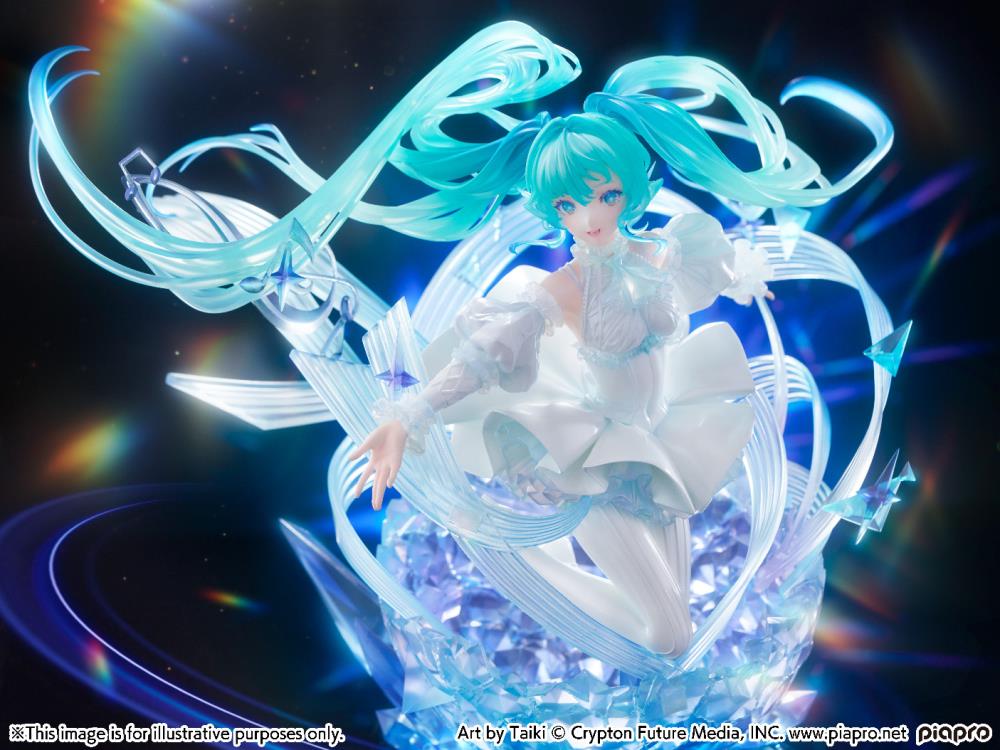 Vocaloid Hatsune Miku (Crystal Dress Ver.) 1/7 Scale Shibuya Scramble Figure Gallery Image 10