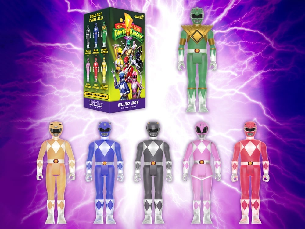 Mighty Morphin Power Rangers ReAction Box of 12 Figures Gallery Image 1