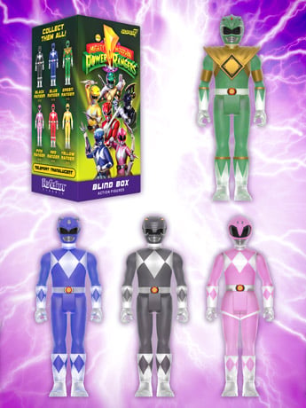 Mighty Morphin Power Rangers ReAction Box of 12 Figures Gallery Image 2