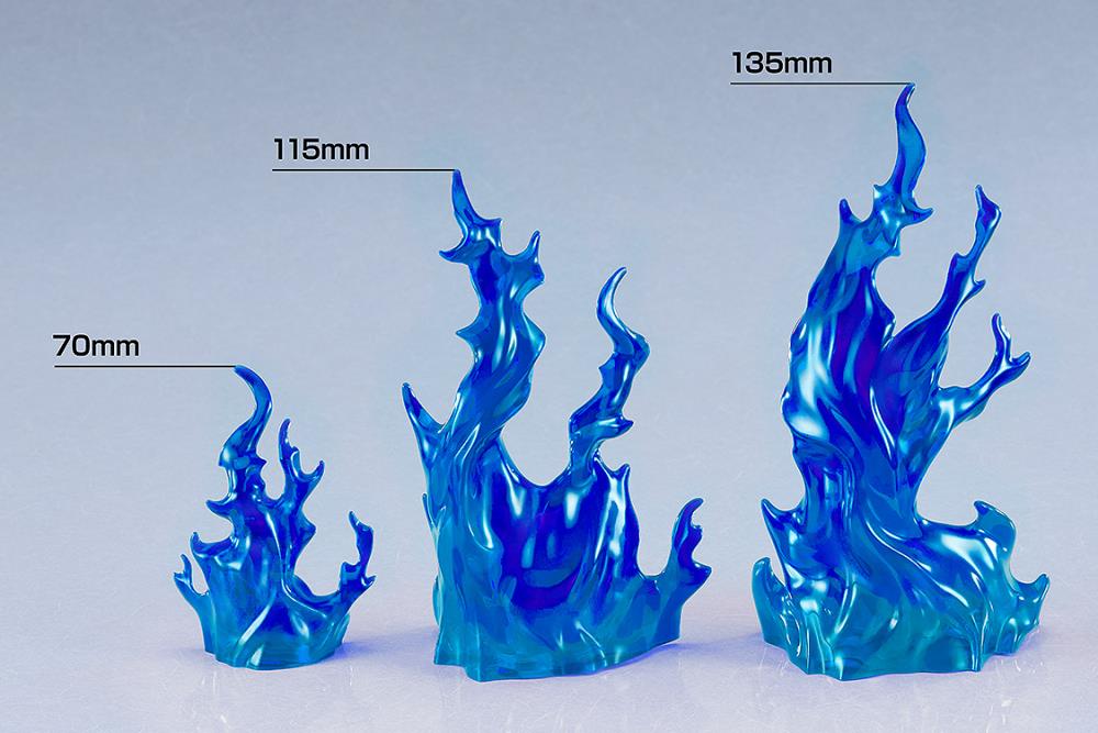 The Simple Effect Flames (Blue) Effect Parts Set