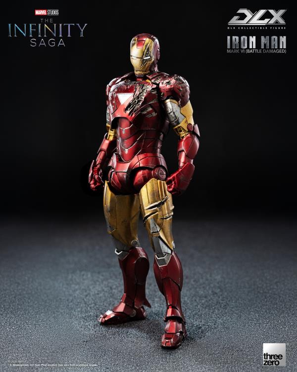 Marvel: The Infinity Saga DLX Iron Man Mark 6 (Battle Damaged Ver