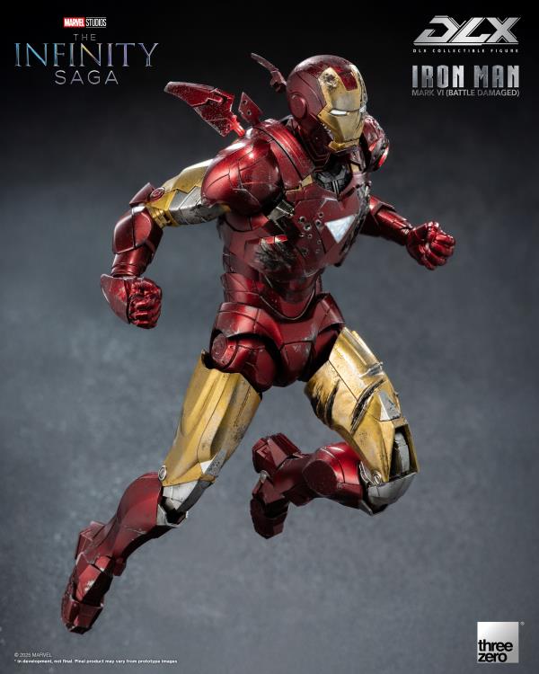 Marvel: The Infinity Saga DLX Iron Man Mark 6 (Battle Damaged Ver