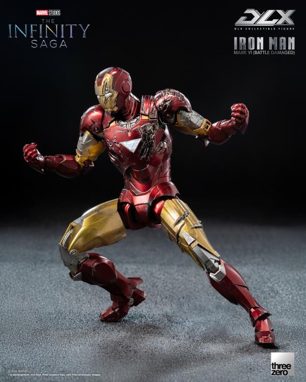 Marvel: The Infinity Saga DLX Iron Man Mark 6 (Battle Damaged Ver