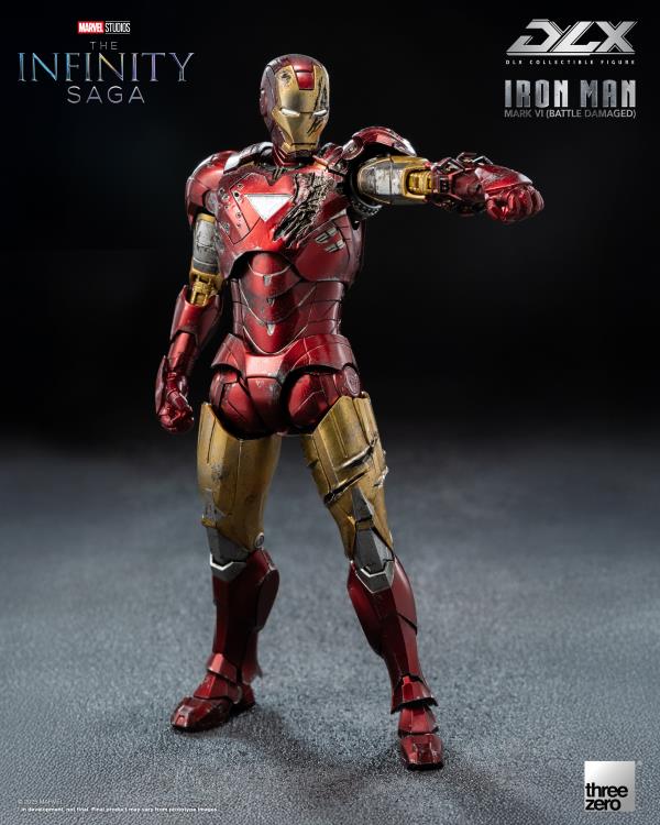 Marvel: The Infinity Saga DLX Iron Man Mark 6 (Battle Damaged Ver