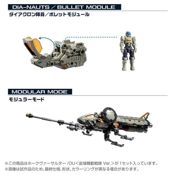Diaclone TM-37 Tactical Mover Hawk Versaulter / OU (Cosmo Squadron Ver.) Gallery Image 11