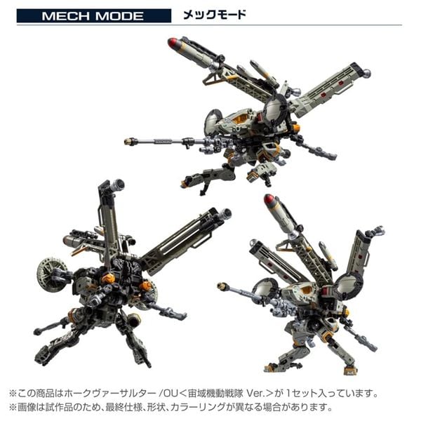 Diaclone TM-37 Tactical Mover Hawk Versaulter / OU (Cosmo Squadron Ver.) Gallery Image 8