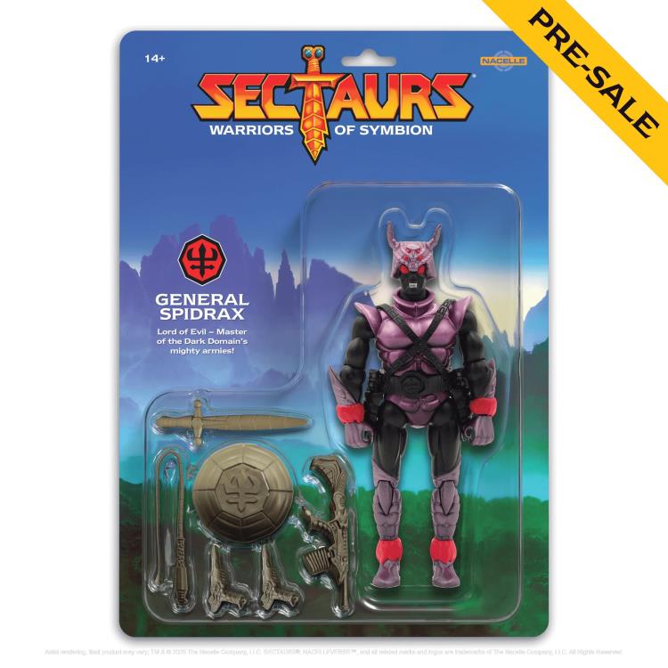 Sectaurs: Warriors of Symbion General Spidrax Action Figure Gallery Image 3