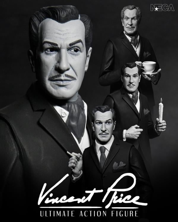 Vincent Price (Black & White) Ultimate Action Figure Gallery Image 3