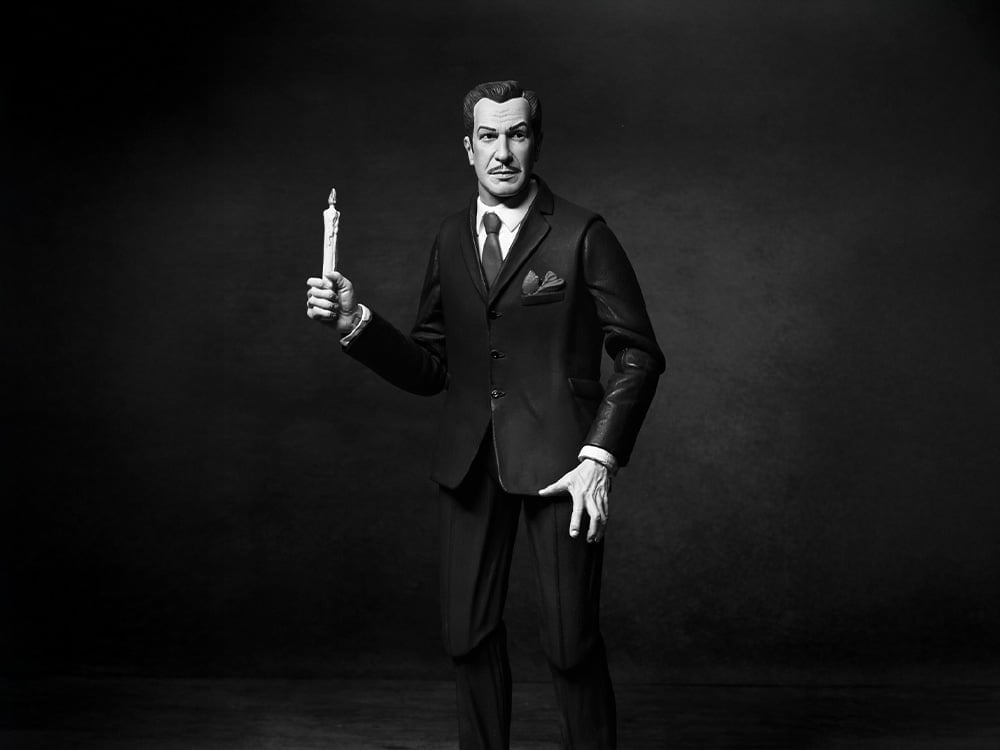 Vincent Price (Black & White) Ultimate Action Figure Gallery Image 1