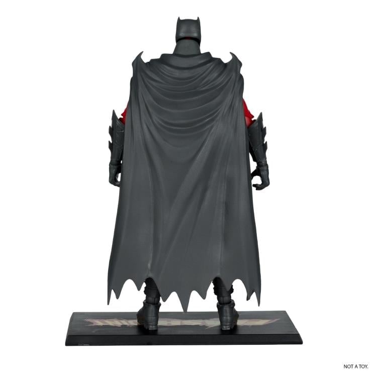 Flashpoint DC Multiverse Batman (Thomas Wayne) BBTS Exclusive Limited Black & White Accent Edition Action Figure Gallery Image 12