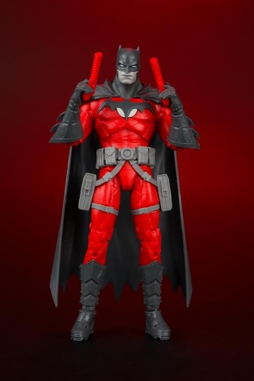 Flashpoint DC Multiverse Batman (Thomas Wayne) BBTS Exclusive Limited Black & White Accent Edition Action Figure Gallery Image 5