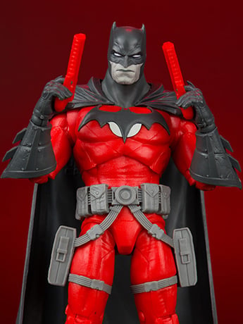 Flashpoint DC Multiverse Batman (Thomas Wayne) BBTS Exclusive Limited Black & White Accent Edition Action Figure Gallery Image 2