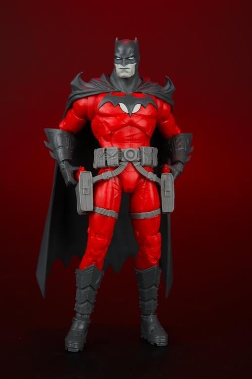 Flashpoint DC Multiverse Batman (Thomas Wayne) BBTS Exclusive Limited Black & White Accent Edition Action Figure Gallery Image 6