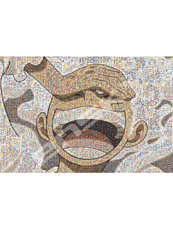 ジグソーパズル MOSAIC ART JIGSAW PUZZLE 1000 PIECES One Piece Monkey D. Luffy (Gear 5) Mosaic Art 1000-Piece Puzzle