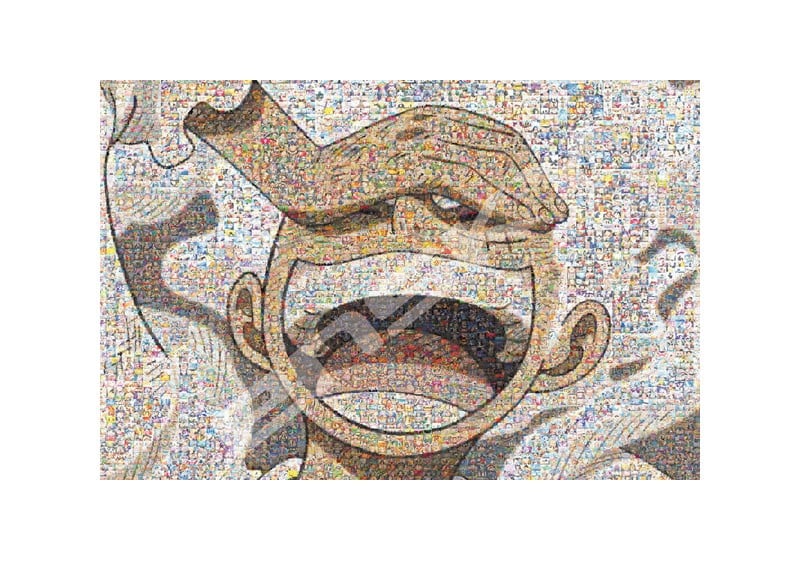 One Piece Monkey D. Luffy (Gear 5) Mosaic Art 1000-Piece Puzzle