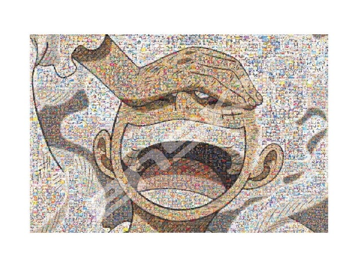 One Piece Monkey D. Luffy (Gear 5) Mosaic Art 1000-Piece Puzzle