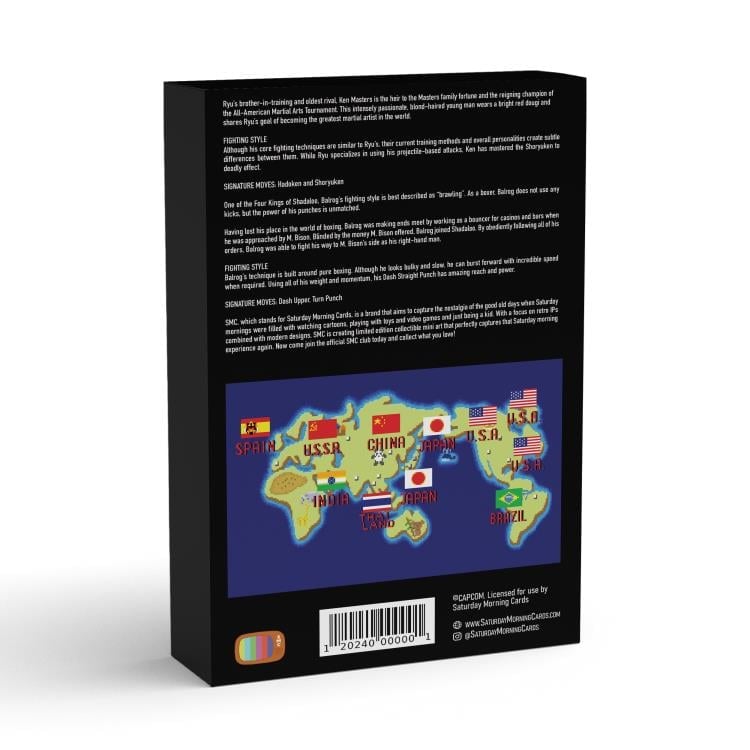 Street Fighter 2 Vol. 3 Ken VS. Balrog 2025 Dual Cards Limited Edition Collectible Gallery Image 3