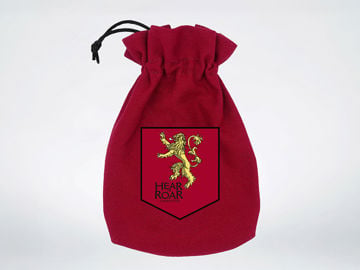 Game of Thrones House Lannister Dice Pouch
