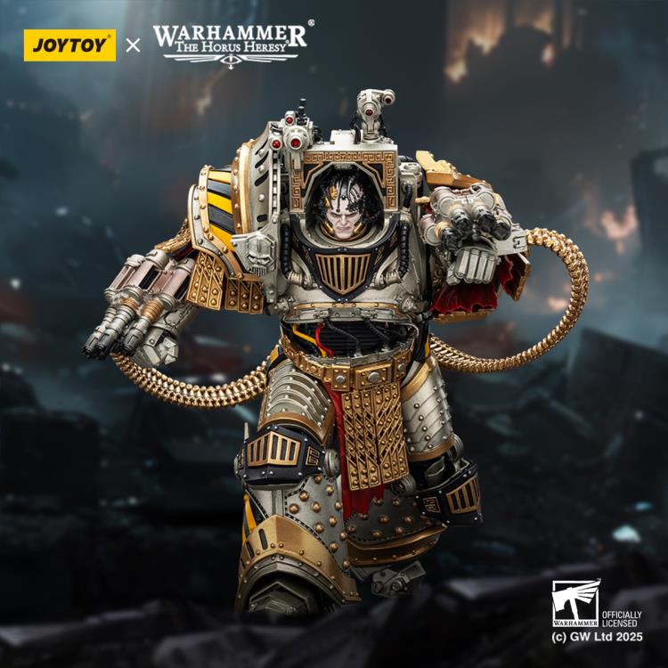 Warhammer: The Horus Heresy Iron Warriors Perturabo, Primarch of the IVth Legion 1/18 Scale Action Figure Gallery Image 3