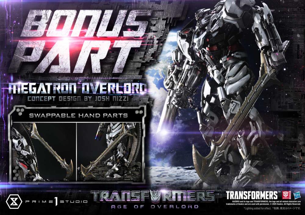 Transformers Age of Overlord Museum Masterline Lord Megatron (Bonus Ver.) Statue Gallery Image 4