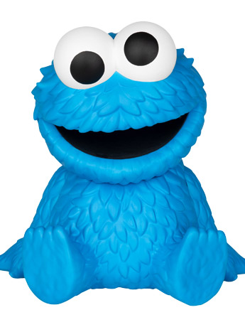 Sesame Street VPBP-019 Cookie Monster Palm-Sized Vinyl Piggy Bank Gallery Image 2