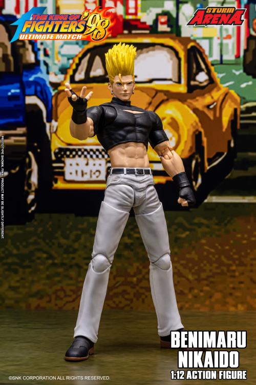 The King of Fighters '98 Ultimate Match Storm Arena Benimaru Nikaido 1/12 Scale Action Figure Gallery Image 8