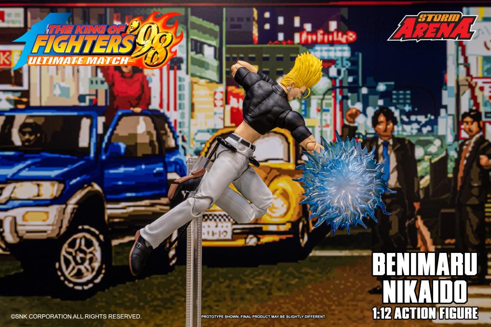 The King of Fighters '98 Ultimate Match Storm Arena Benimaru Nikaido 1/12 Scale Action Figure Gallery Image 6