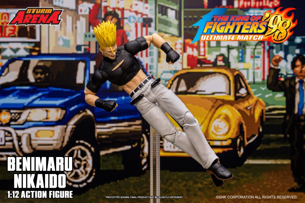 The King of Fighters '98 Ultimate Match Storm Arena Benimaru Nikaido 1/12 Scale Action Figure Gallery Image 3