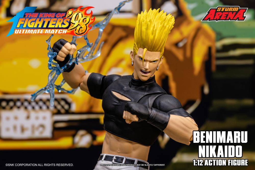 The King of Fighters '98 Ultimate Match Storm Arena Benimaru Nikaido 1/12 Scale Action Figure Gallery Image 18