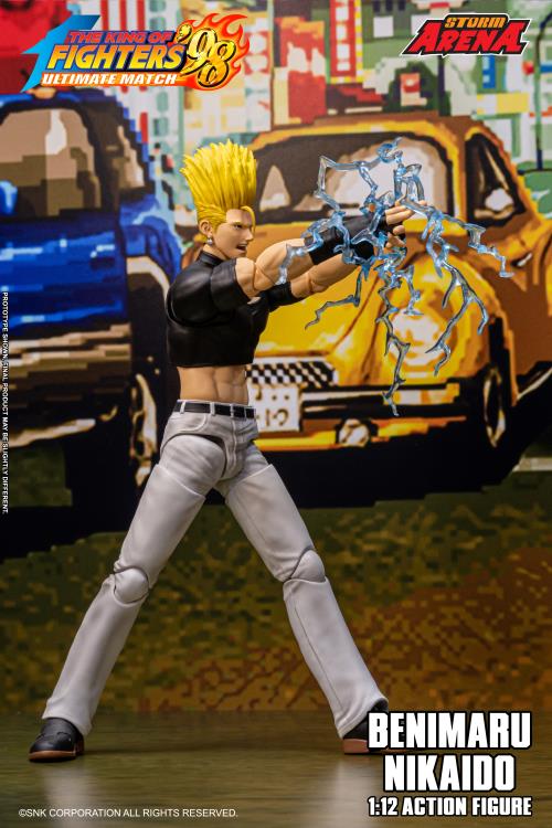 The King of Fighters '98 Ultimate Match Storm Arena Benimaru Nikaido 1/12 Scale Action Figure Gallery Image 16