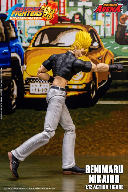 The King of Fighters '98 Ultimate Match Storm Arena Benimaru Nikaido 1/12 Scale Action Figure Gallery Image 14