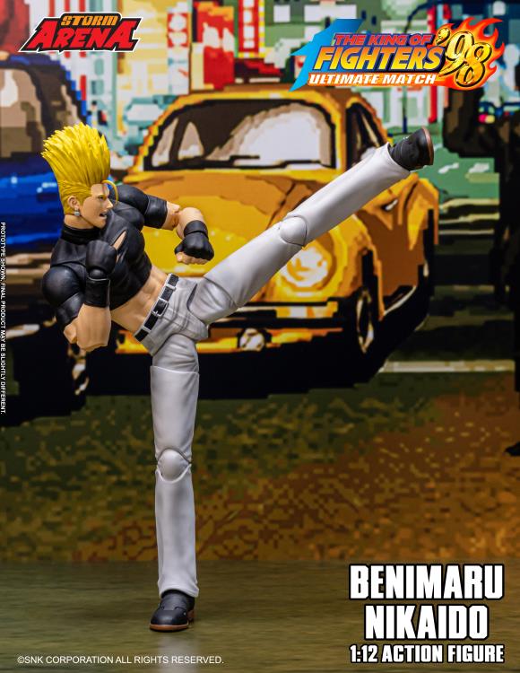 The King of Fighters '98 Ultimate Match Storm Arena Benimaru Nikaido 1/12 Scale Action Figure Gallery Image 12