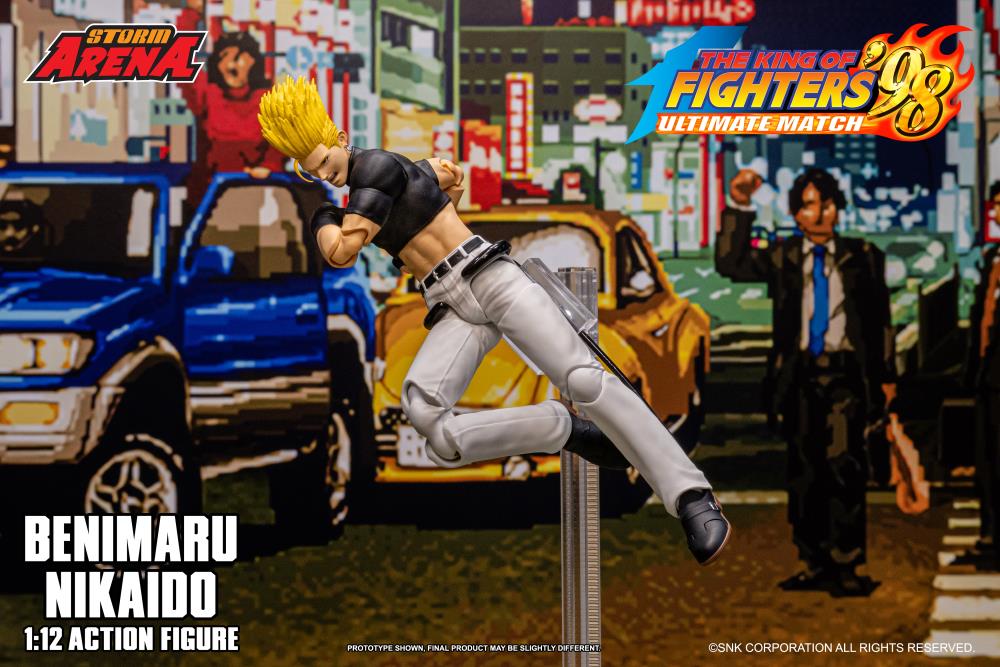 The King of Fighters '98 Ultimate Match Storm Arena Benimaru Nikaido 1/12 Scale Action Figure Gallery Image 5