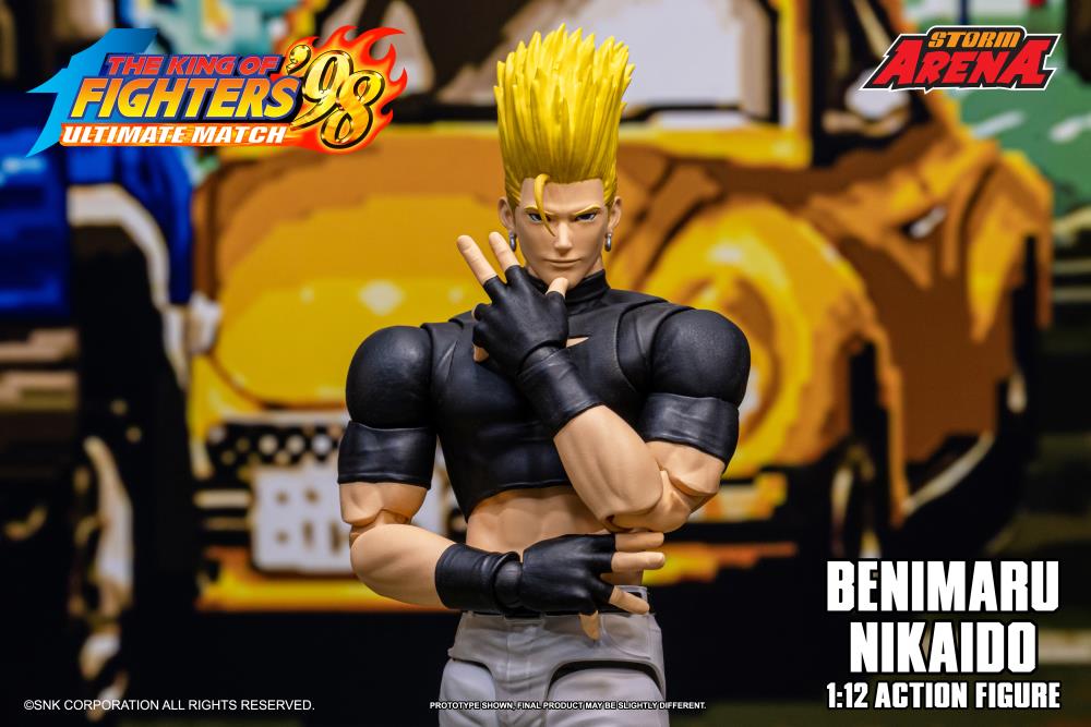The King of Fighters '98 Ultimate Match Storm Arena Benimaru Nikaido 1/12 Scale Action Figure Gallery Image 21