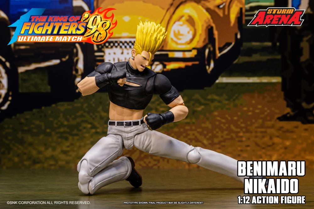 The King of Fighters '98 Ultimate Match Storm Arena Benimaru Nikaido 1/12 Scale Action Figure Gallery Image 15