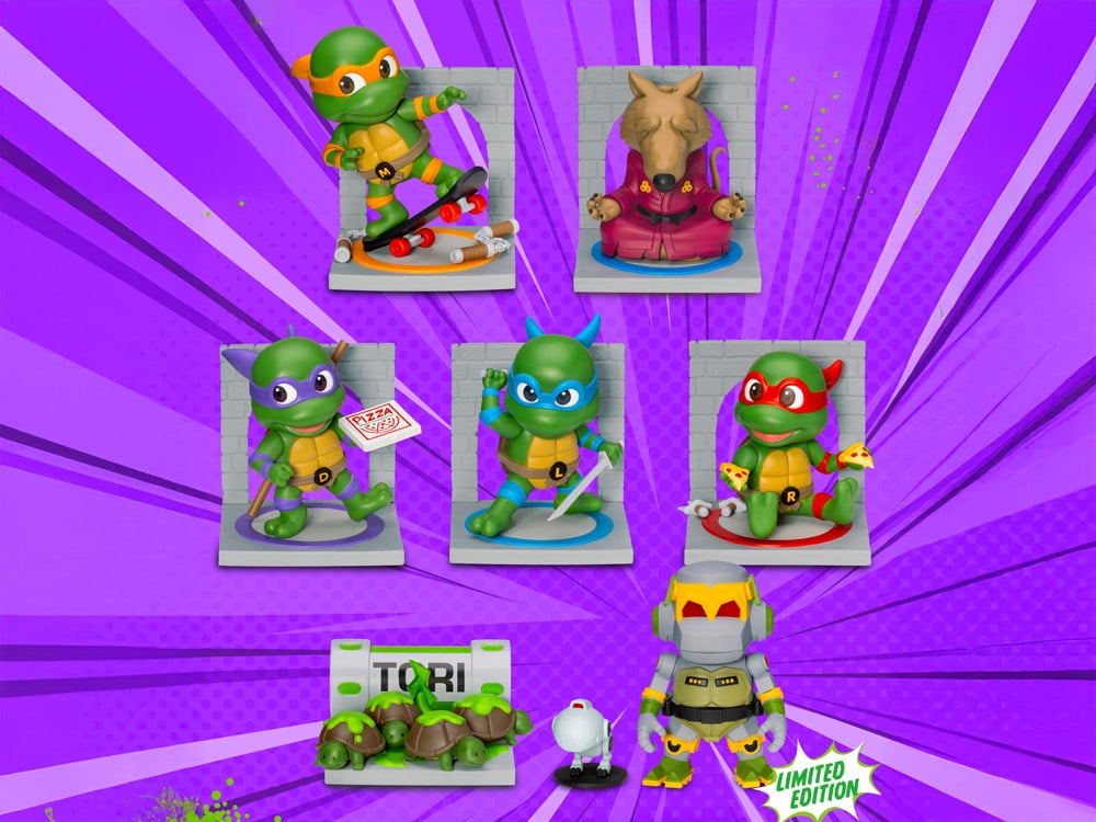 Teenage Mutant Ninja Turtles Mini Egg Attack  MEA-086 Boxed Set of 6 Figures Gallery Image 1