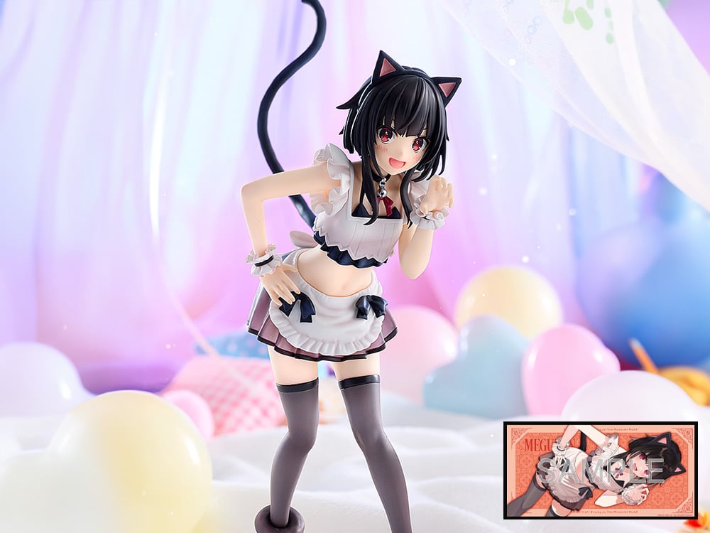 KonoSuba KD Colle Megumin (Light Novel Catgirl Ver.) Kadokawa Special Figure Set Gallery Image 1