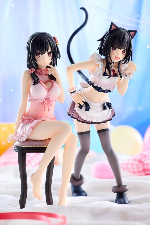 KonoSuba KD Colle Megumin (Light Novel Catgirl Ver.) Kadokawa Special Figure Set Gallery Image 9